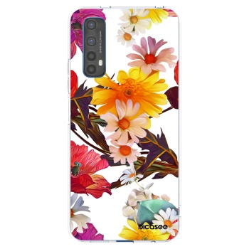 Picasee átlátszó szilikon tok az alábbi mobiltelefonokra Realme 7 - Meadow