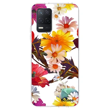 Picasee átlátszó szilikon tok az alábbi mobiltelefonokra Realme 8 5G - Meadow