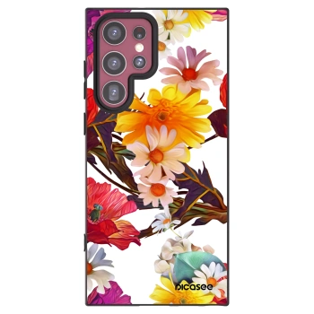 Picasee fekete szilikon tok az alábbi mobiltelefonokra Samsung Galaxy S22 Ultra 5G - Meadow