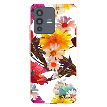Picasee átlátszó szilikon tok az alábbi mobiltelefonokra Vivo V23 5G - Meadow