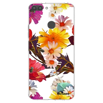 Picasee átlátszó szilikon tok az alábbi mobiltelefonokra Huawei P Smart - Meadow