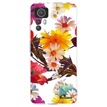 Picasee átlátszó szilikon tok az alábbi mobiltelefonokra Xiaomi Redmi Note 12S - Meadow