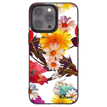 Picasee fekete szilikon tok az alábbi mobiltelefonokra Apple iPhone 15 Pro Max - Meadow
