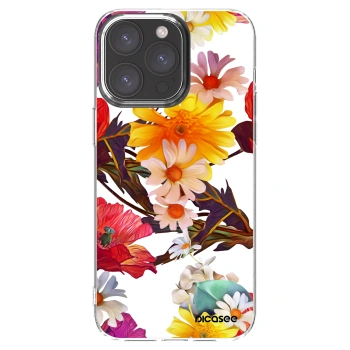 Picasee átlátszó szilikon tok az alábbi mobiltelefonokra Apple iPhone 15 Pro Max - Meadow