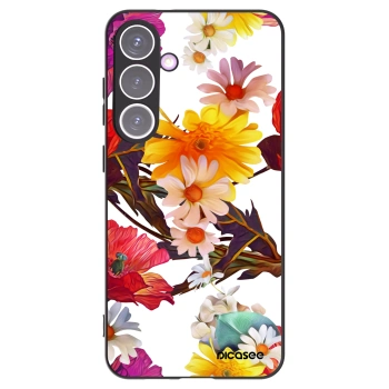 Picasee fekete szilikon tok az alábbi mobiltelefonokra Samsung Galaxy S24+ S926B 5G - Meadow