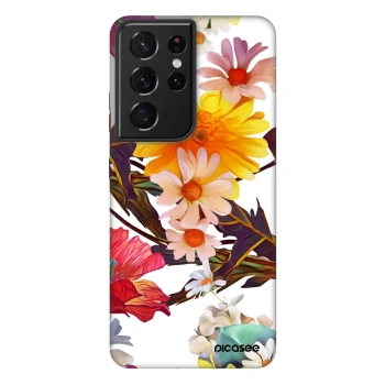 Picasee Fashion Case Samsung Galaxy S21 Ultra 5G G998B - Meadow