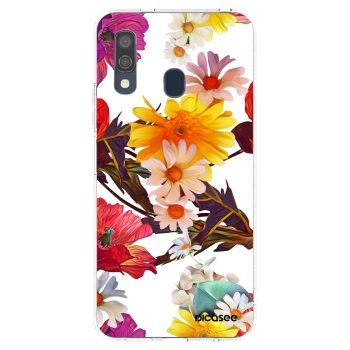 Picasee átlátszó szilikon tok az alábbi mobiltelefonokra Samsung Galaxy A40 A405F - Meadow