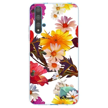 Picasee átlátszó szilikon tok az alábbi mobiltelefonokra Huawei Nova 5T - Meadow