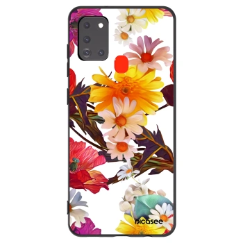 Picasee fekete szilikon tok az alábbi mobiltelefonokra Samsung Galaxy A21s - Meadow