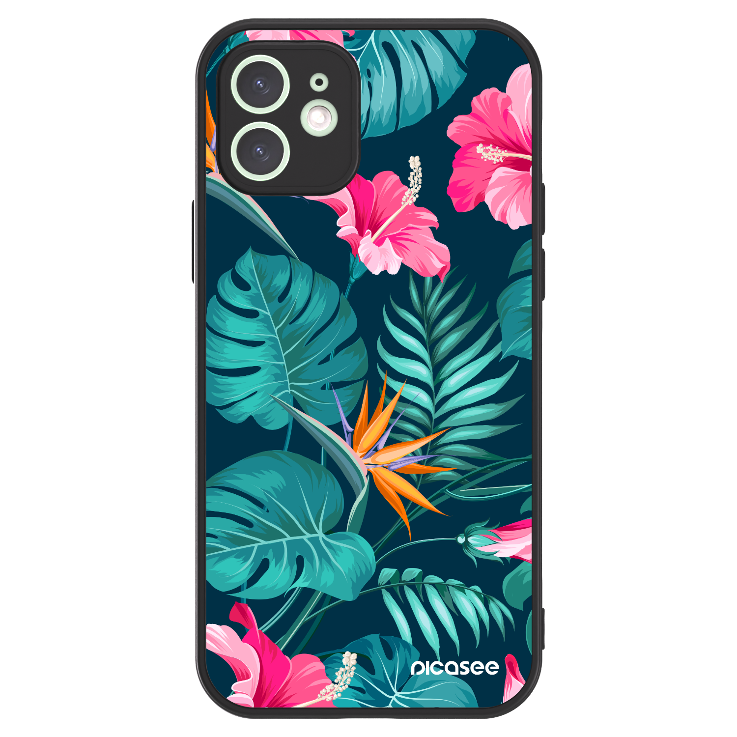 Picasee ULTIMATE CASE Apple iPhone 12 - készülékre - Pink Monstera