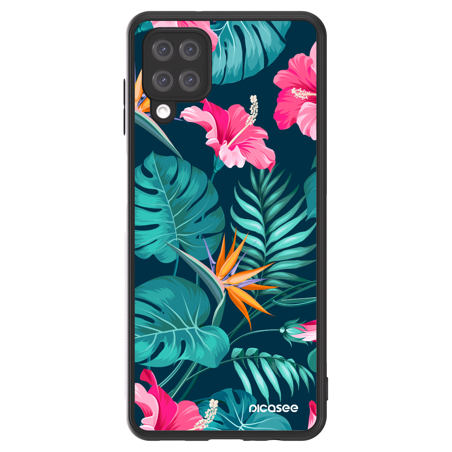 Picasee ULTIMATE CASE Samsung Galaxy A12 A125F - készülékre - Pink Monstera