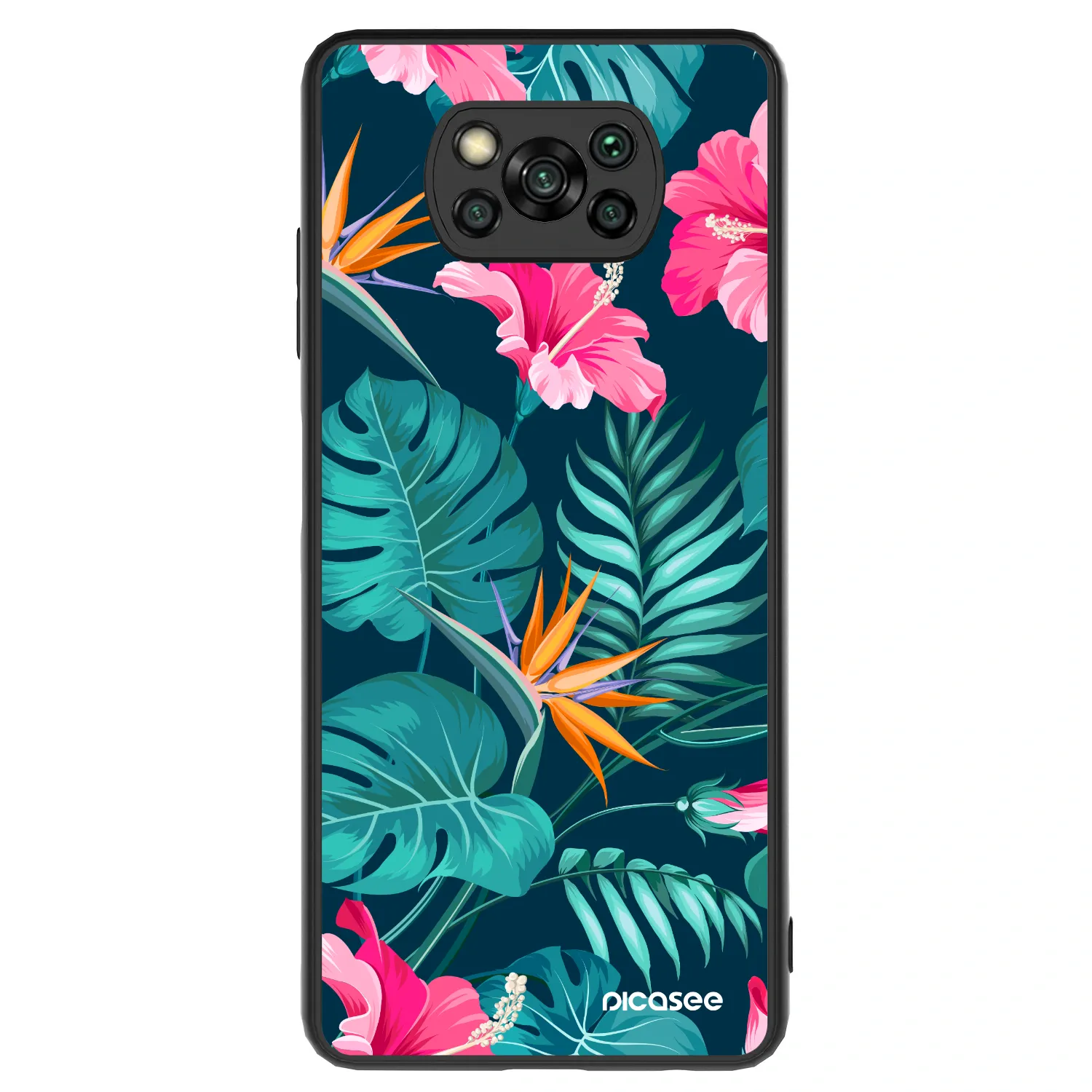 Picasee ULTIMATE CASE Xiaomi Poco X3 - készülékre - Pink Monstera