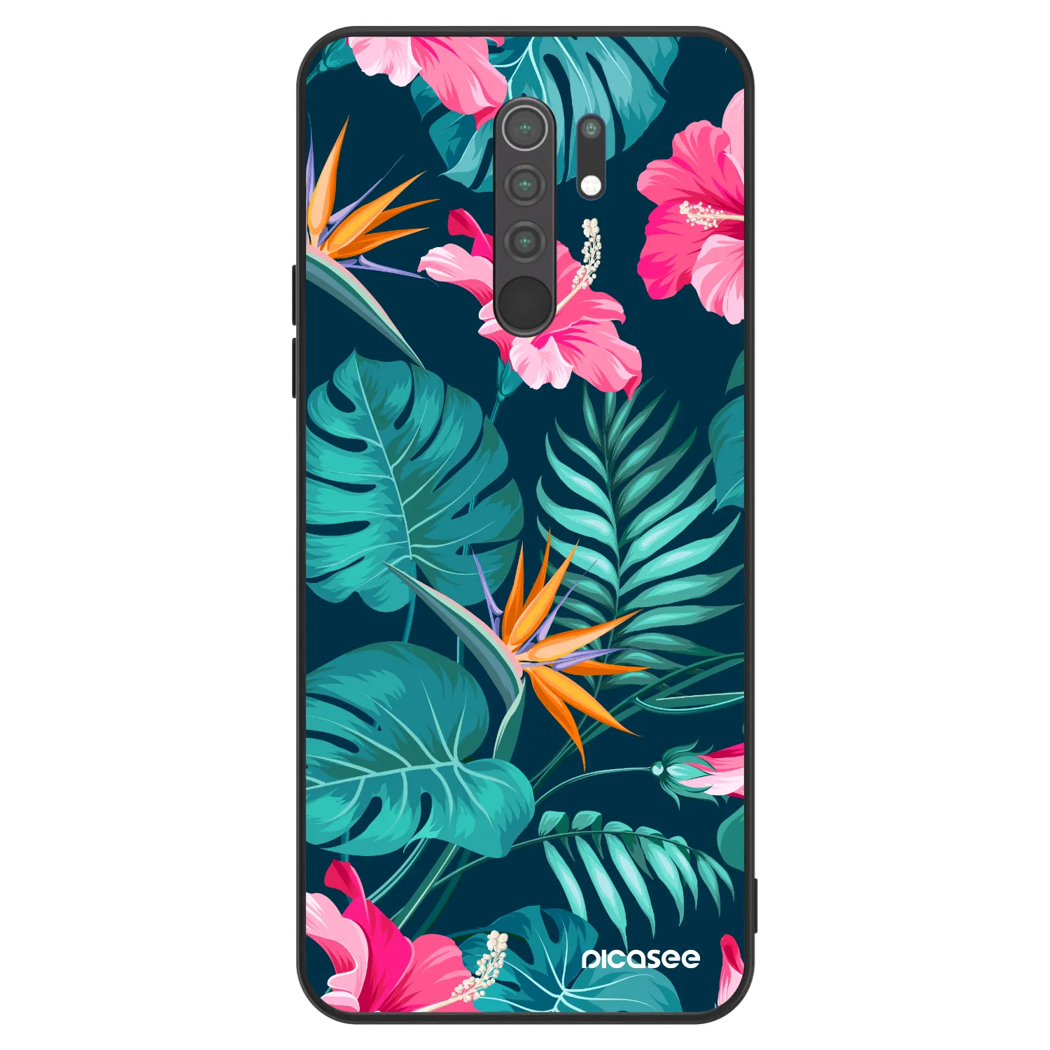 Picasee ULTIMATE CASE Xiaomi Redmi 9 - készülékre - Pink Monstera