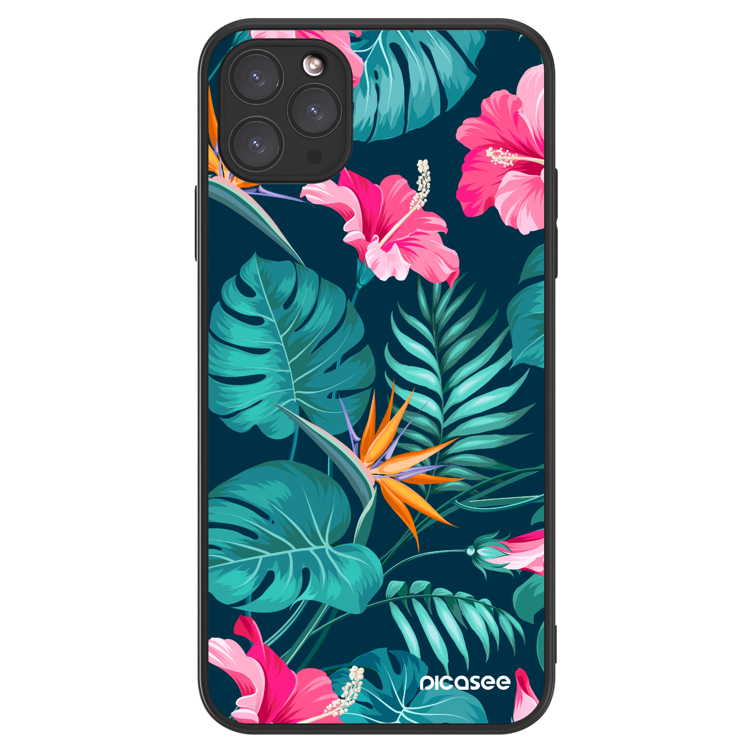 Picasee ULTIMATE CASE Apple iPhone 11 Pro Max - készülékre - Pink Monstera