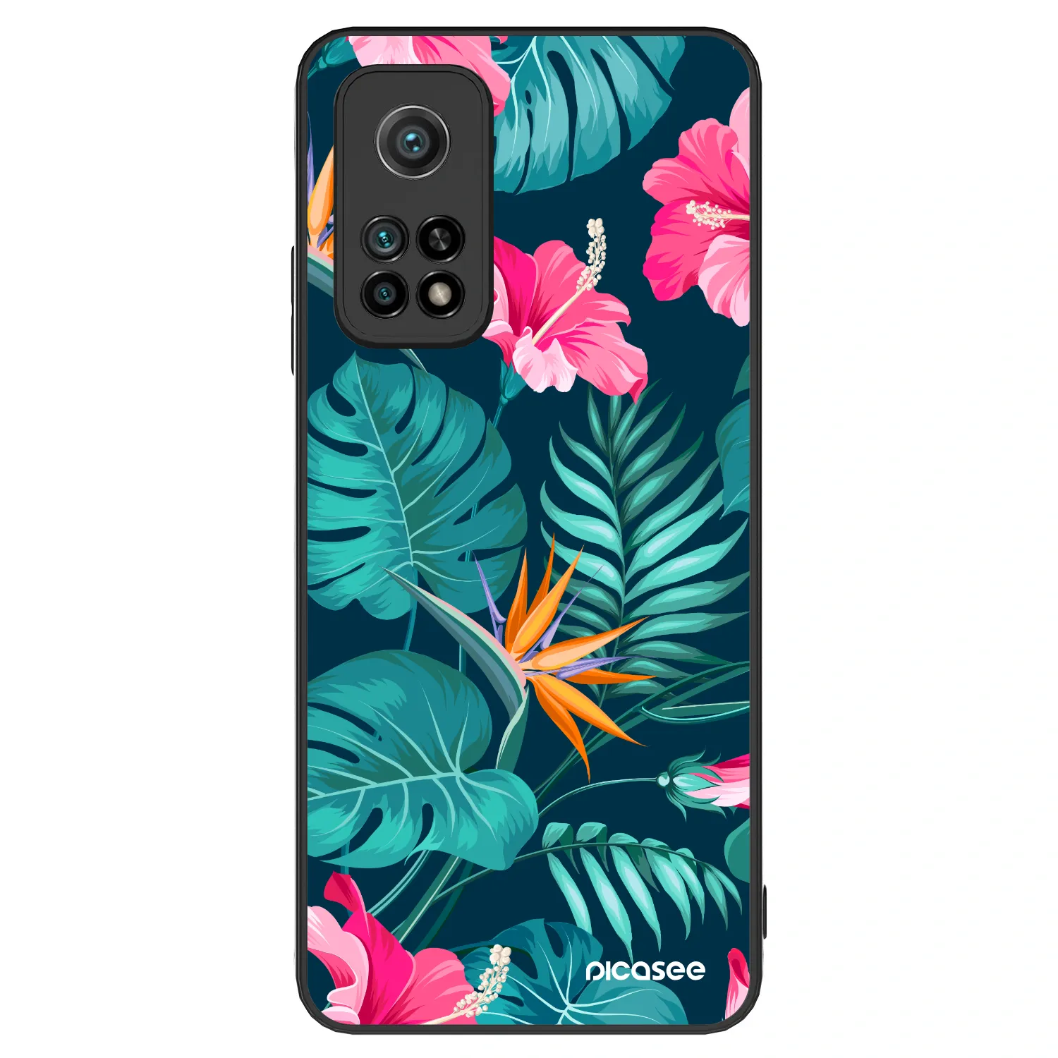 Picasee ULTIMATE CASE Xiaomi Mi 10T Pro - készülékre - Pink Monstera