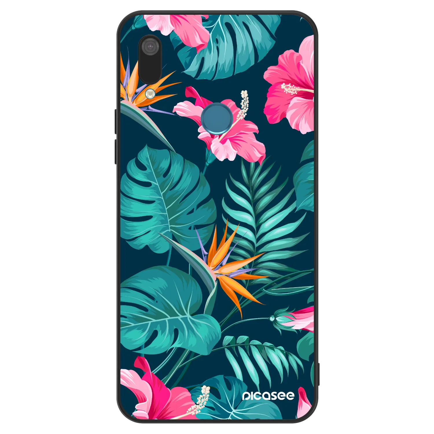 Picasee ULTIMATE CASE Huawei Y7 2019 - készülékre - Pink Monstera