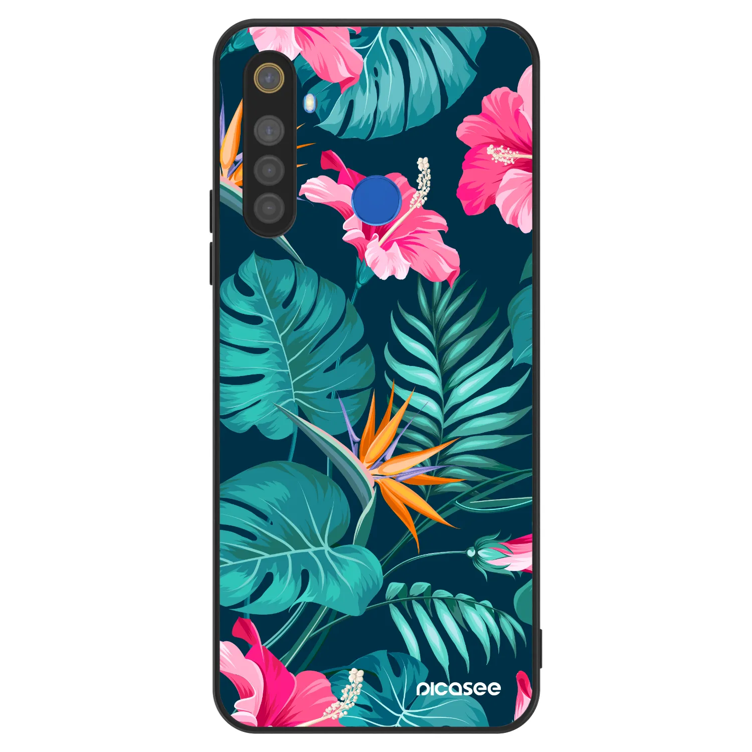 Picasee ULTIMATE CASE Realme 5 - készülékre - Pink Monstera