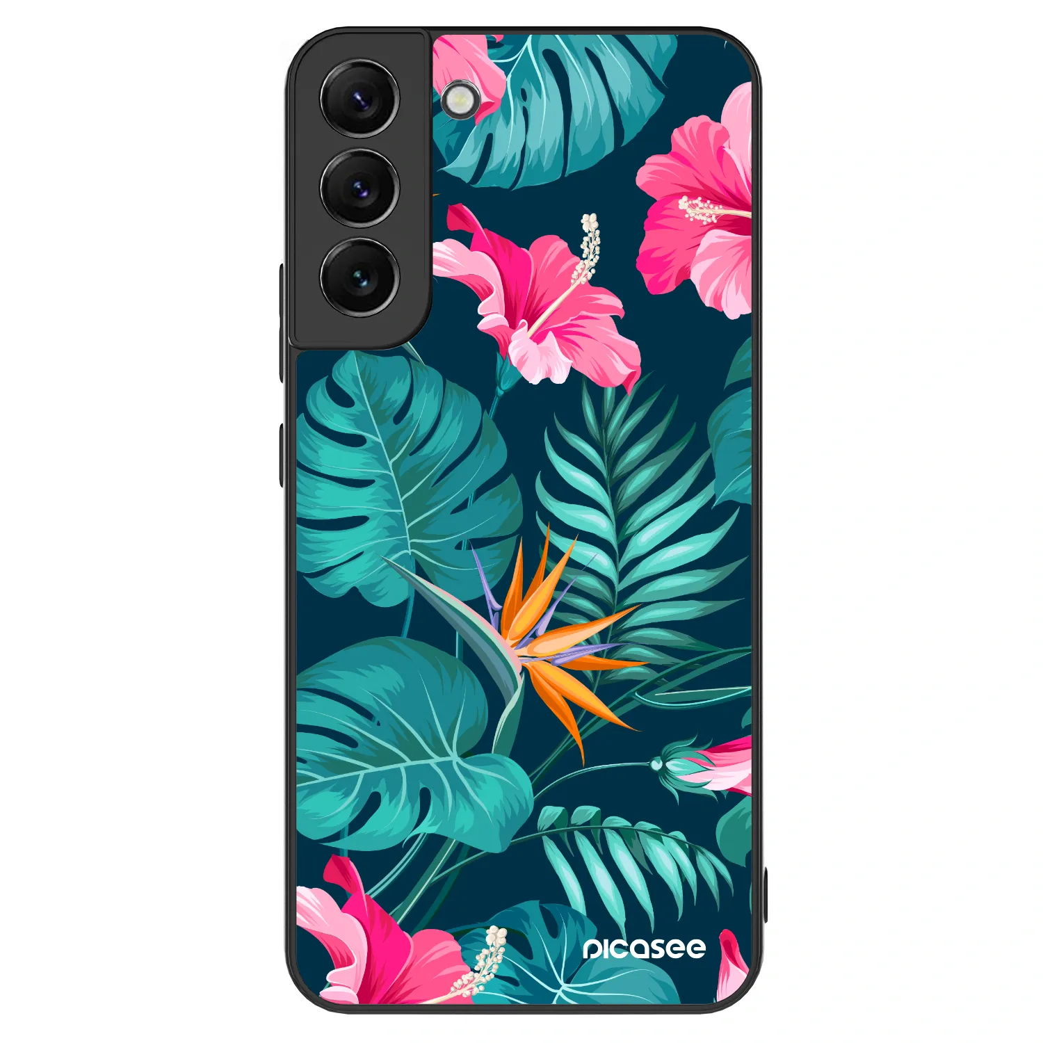 Picasee ULTIMATE CASE Samsung Galaxy S22+ 5G - készülékre - Pink Monstera