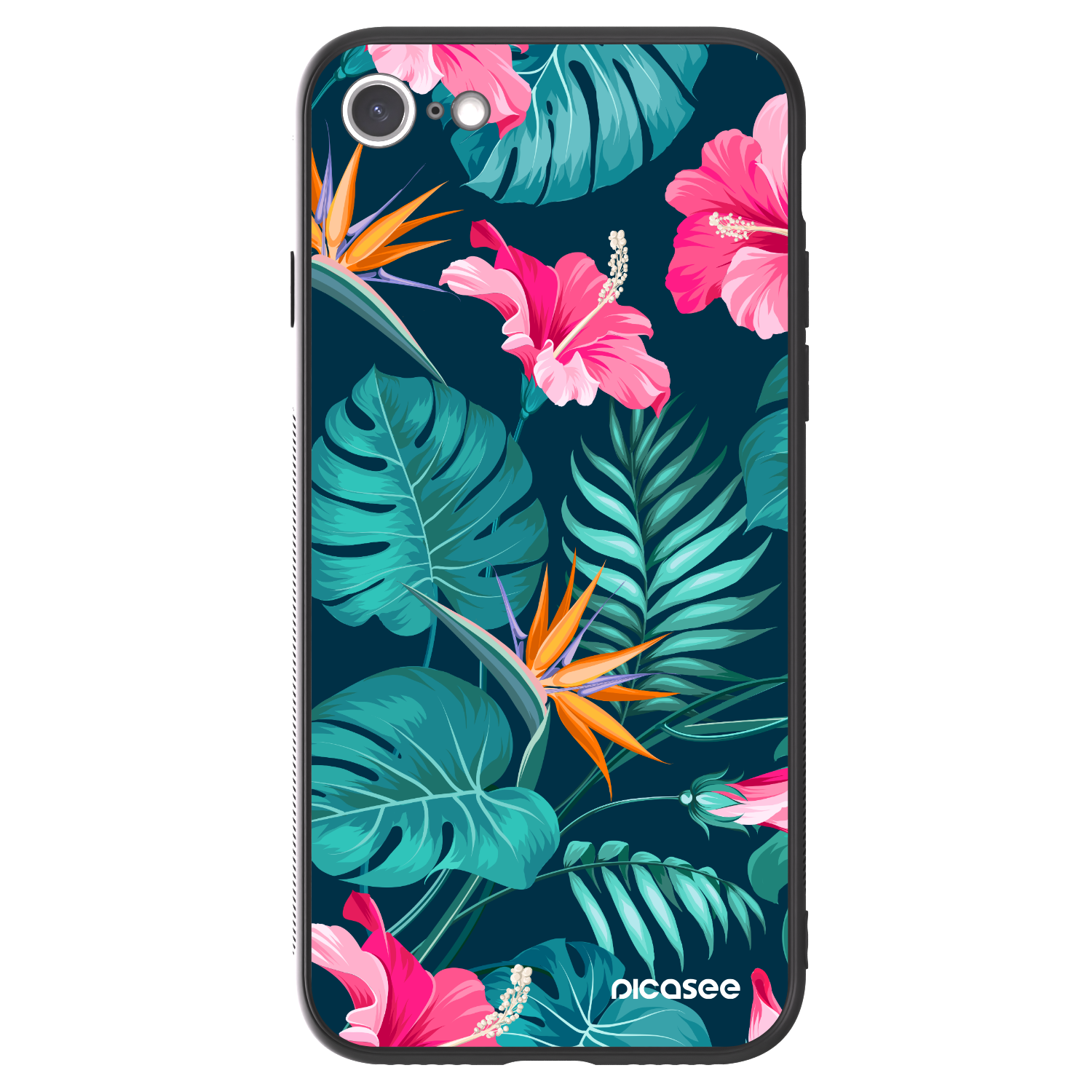 Picasee ULTIMATE CASE Apple iPhone SE 2022 - készülékre - Pink Monstera