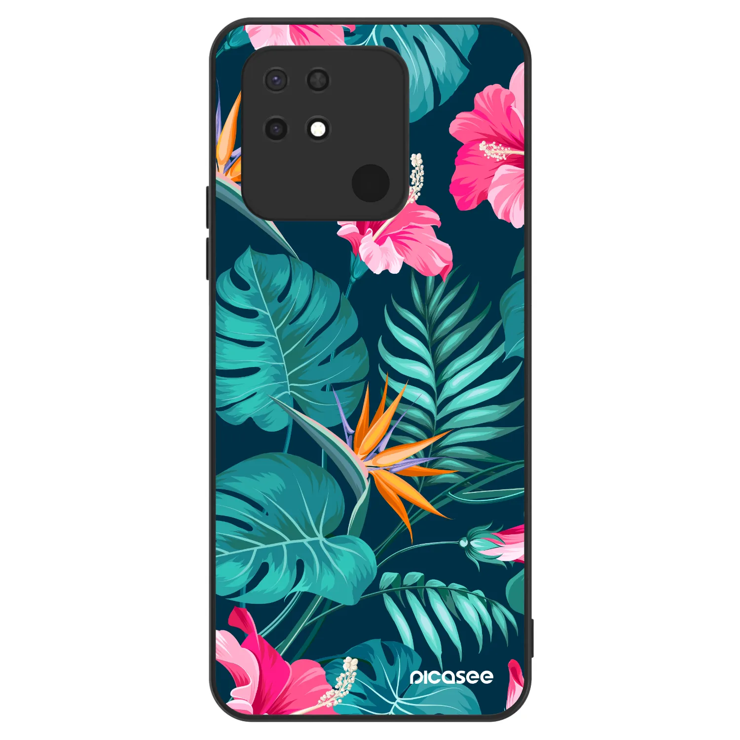 Picasee ULTIMATE CASE Xiaomi Redmi 10C - készülékre - Pink Monstera