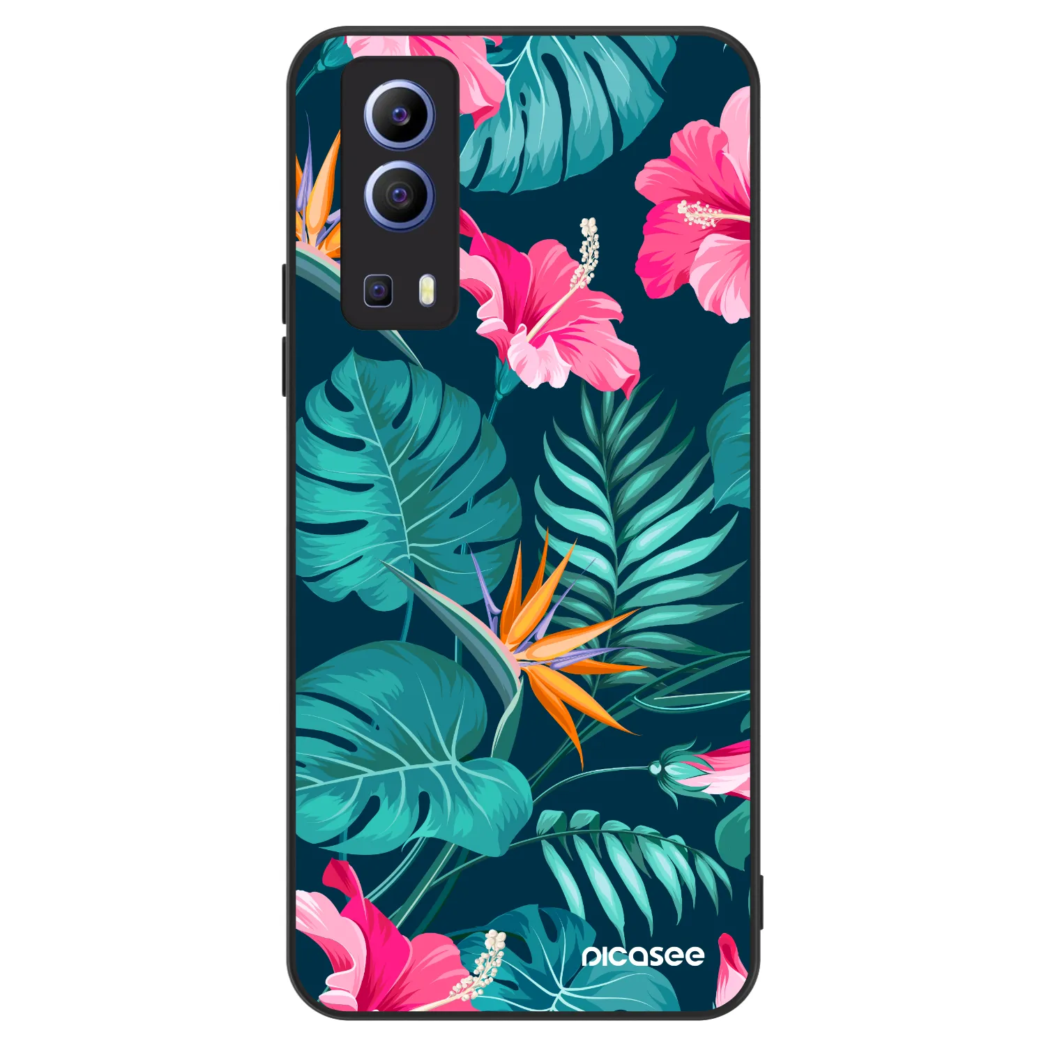 Picasee ULTIMATE CASE Vivo Y52 5G - készülékre - Pink Monstera