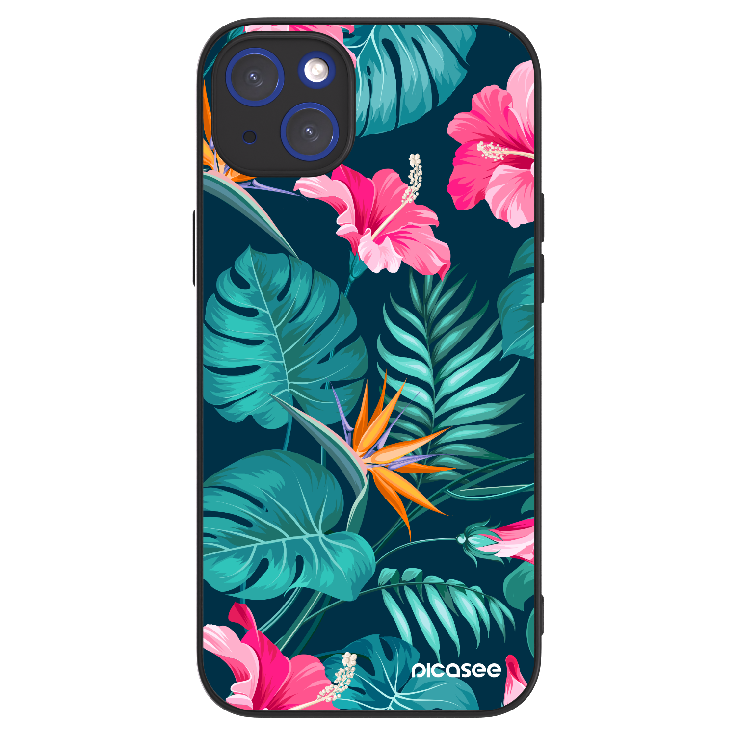 Picasee ULTIMATE CASE MagSafe Apple iPhone 14 Plus - készülékre - Pink Monstera