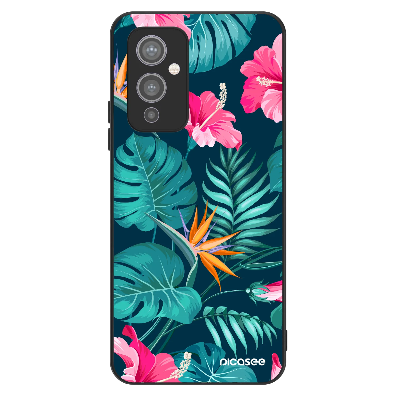 Picasee ULTIMATE CASE OnePlus 9 - készülékre - Pink Monstera