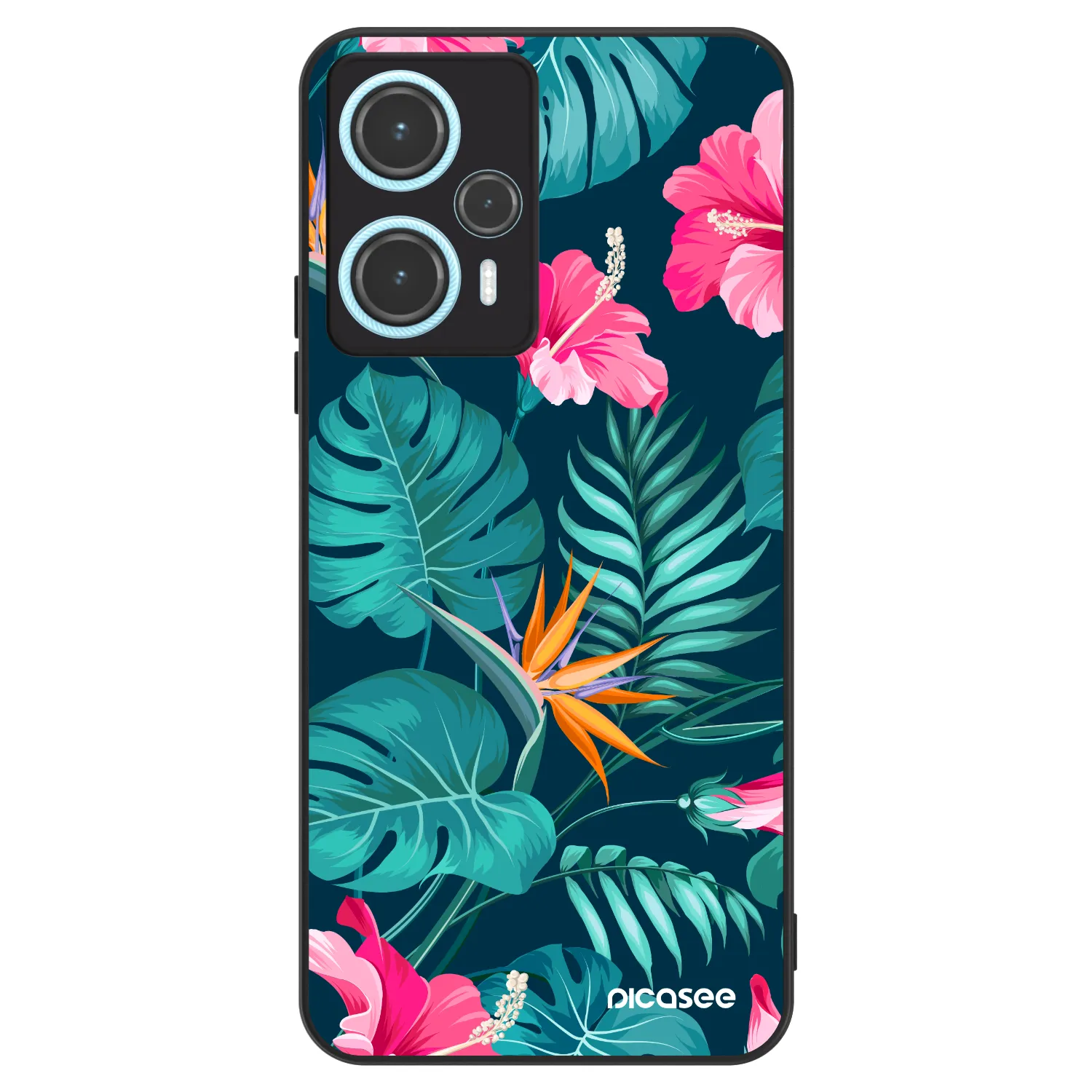 Picasee ULTIMATE CASE Xiaomi Poco F5 - készülékre - Pink Monstera