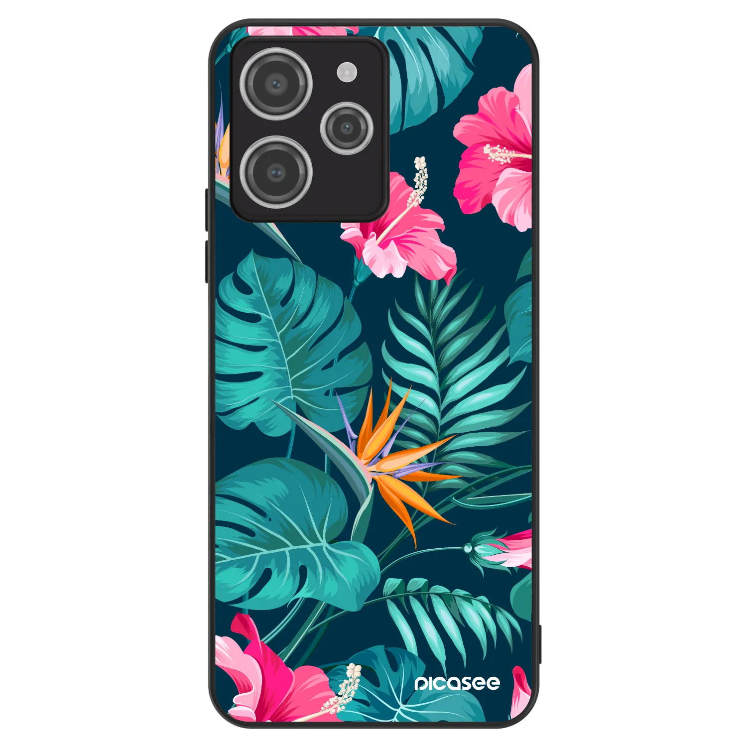 Picasee ULTIMATE CASE Xiaomi Redmi 12 4G - készülékre - Pink Monstera