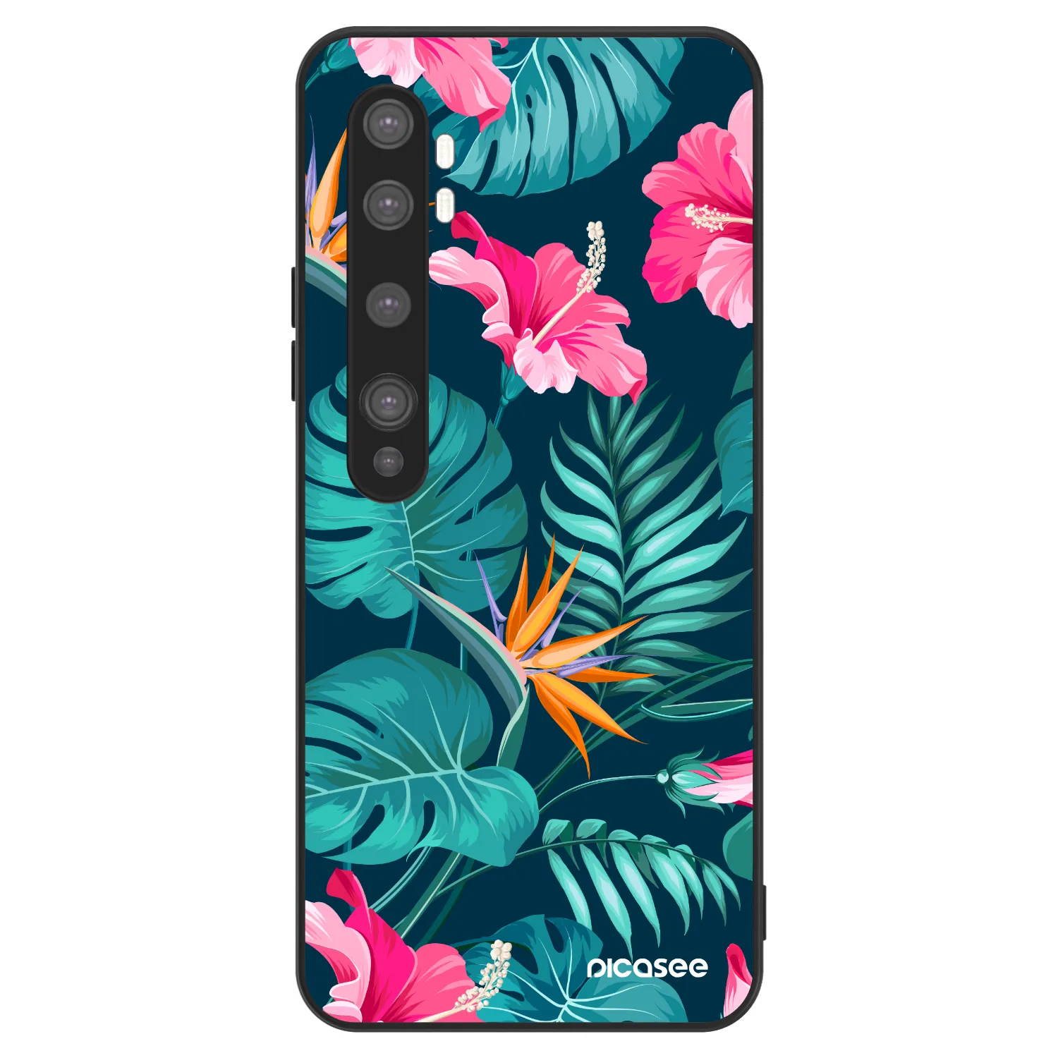 Picasee ULTIMATE CASE Xiaomi Mi Note 10 (Pro) - készülékre - Pink Monstera