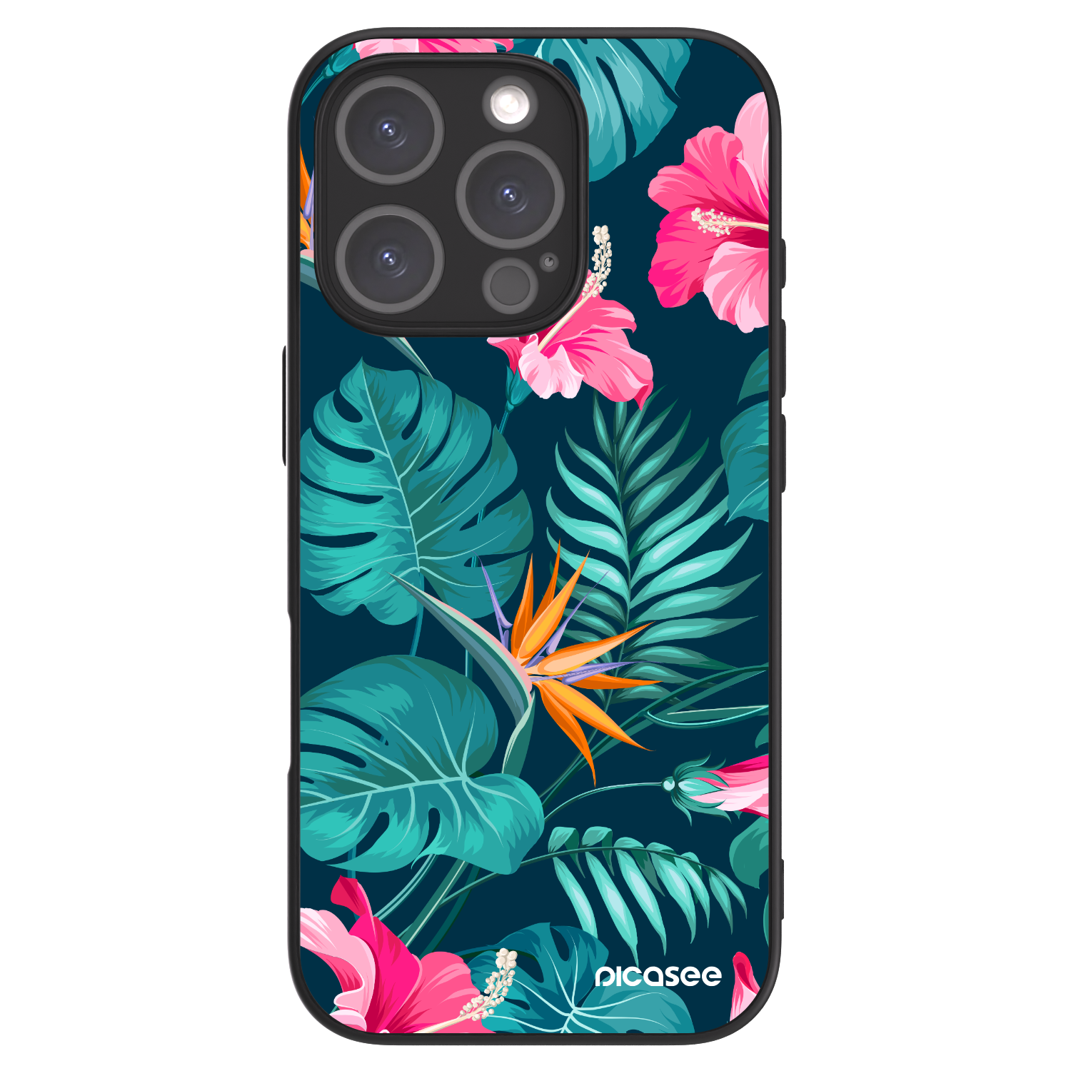 Picasee ULTIMATE CASE Apple iPhone 16 Pro - készülékre - Pink Monstera