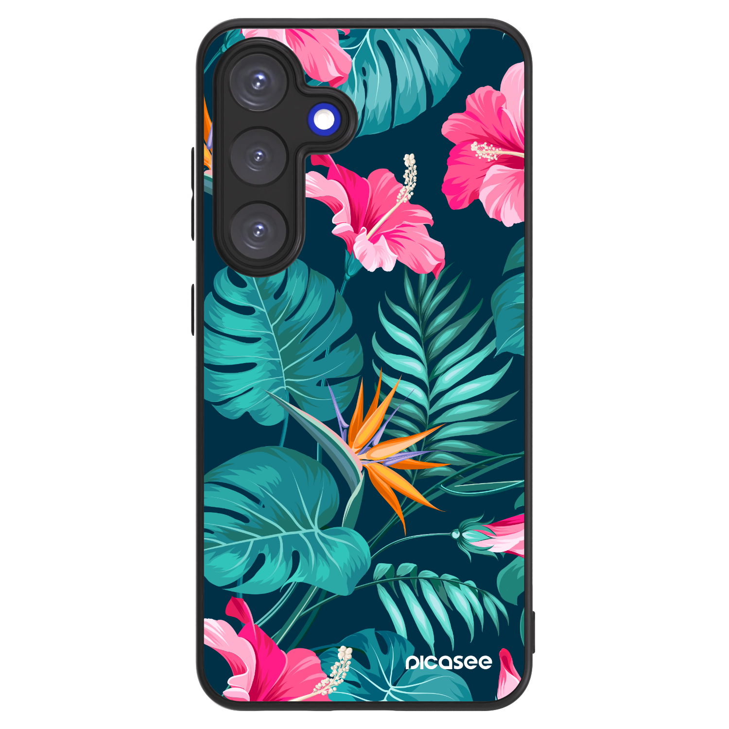 Picasee ULTIMATE CASE PowerShare Samsung Galaxy S25 5G - készülékre - Pink Monstera