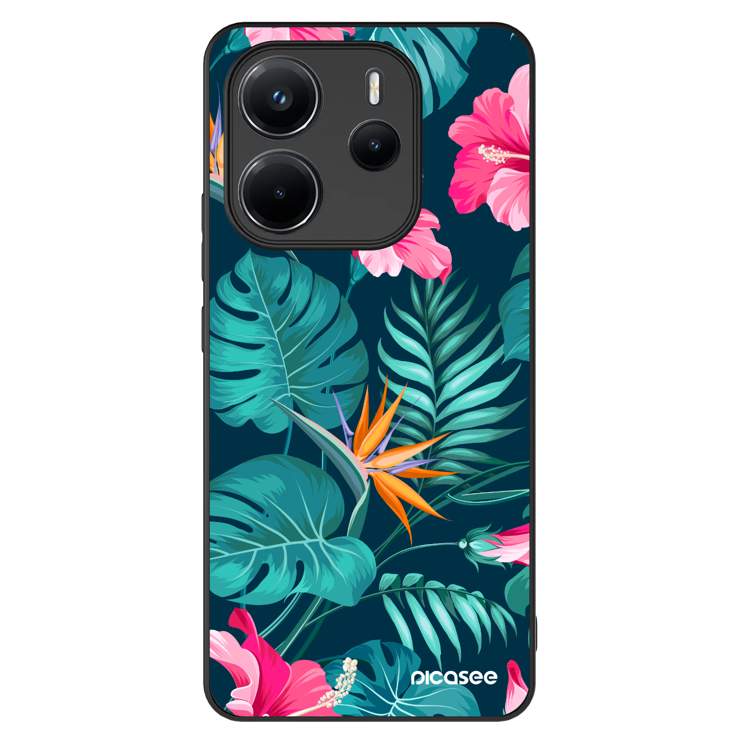 Picasee ULTIMATE CASE Xiaomi Redmi Note 14 4G - készülékre - Pink Monstera