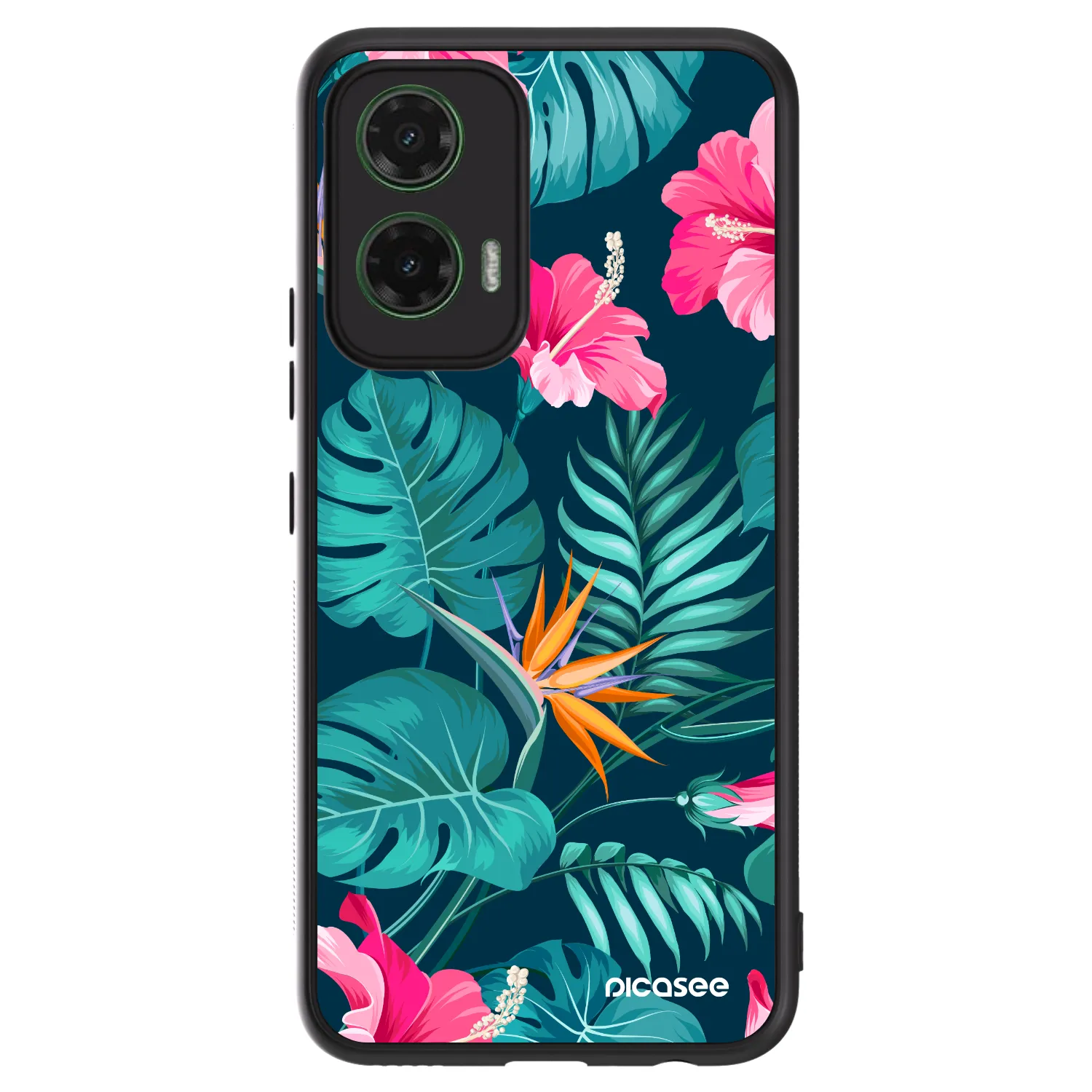 Picasee ULTIMATE CASE Motorola Moto G35 5G - készülékre - Pink Monstera