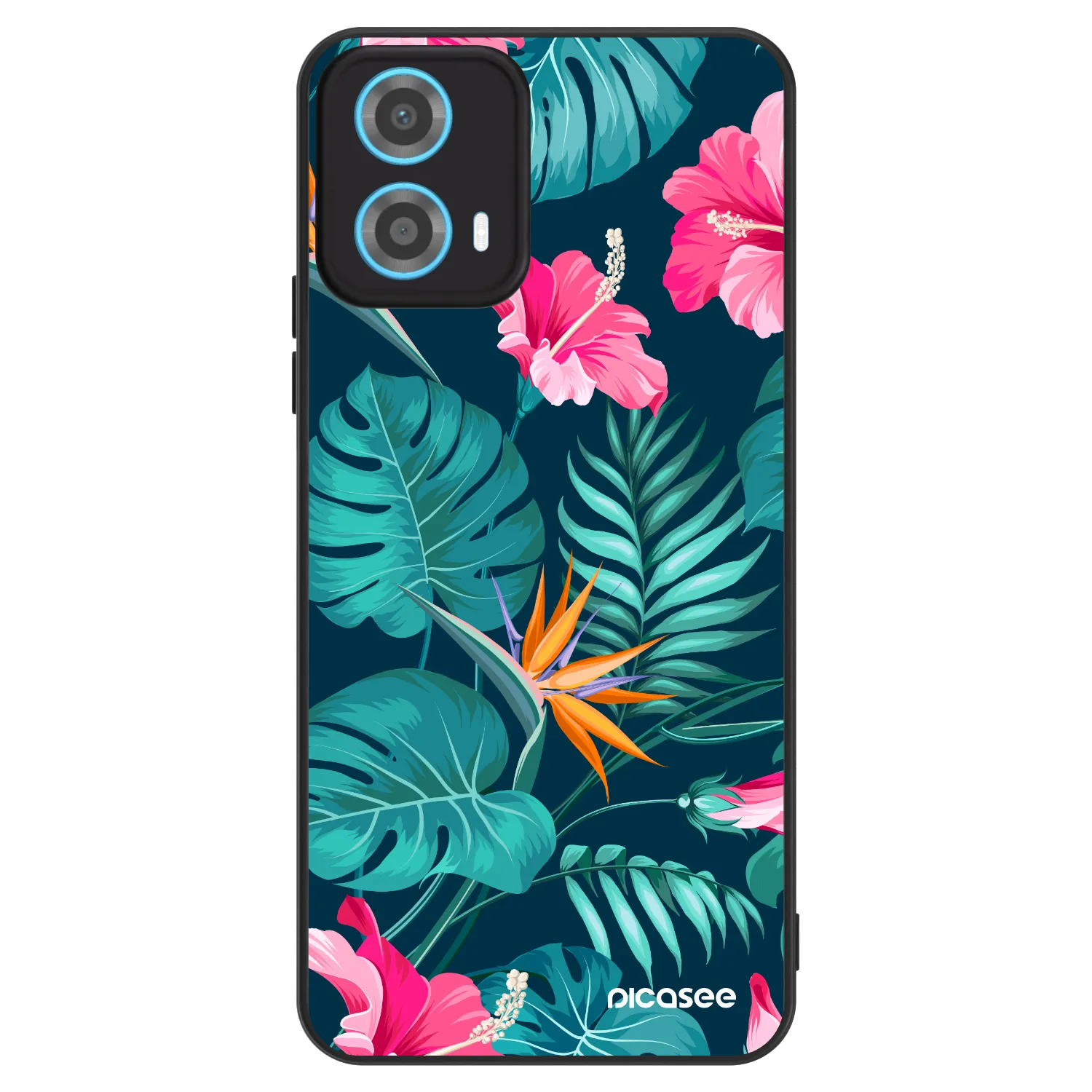 Picasee ULTIMATE CASE Motorola Moto G34 5G - készülékre - Pink Monstera
