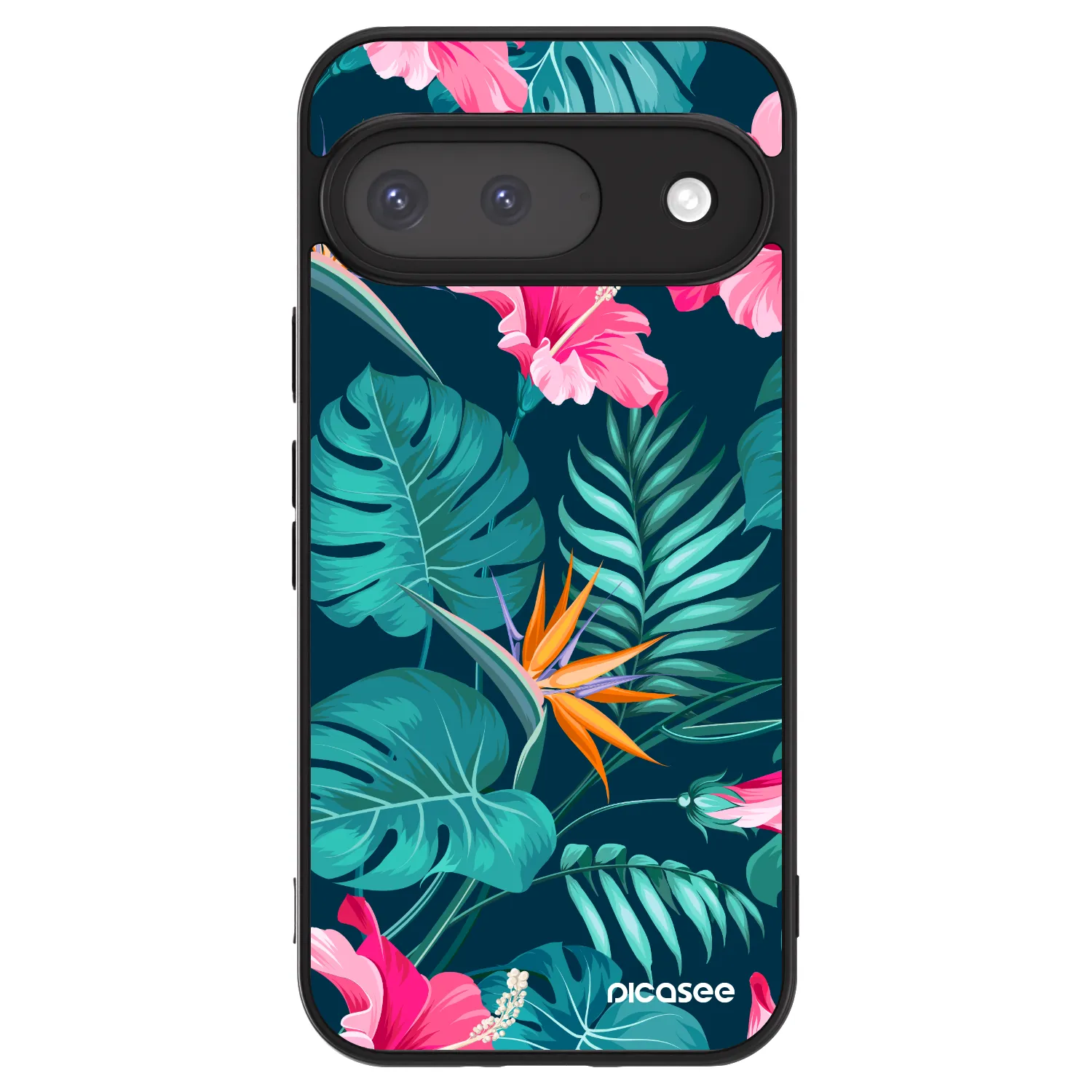 Picasee ULTIMATE CASE Google Pixel 9 - készülékre - Pink Monstera
