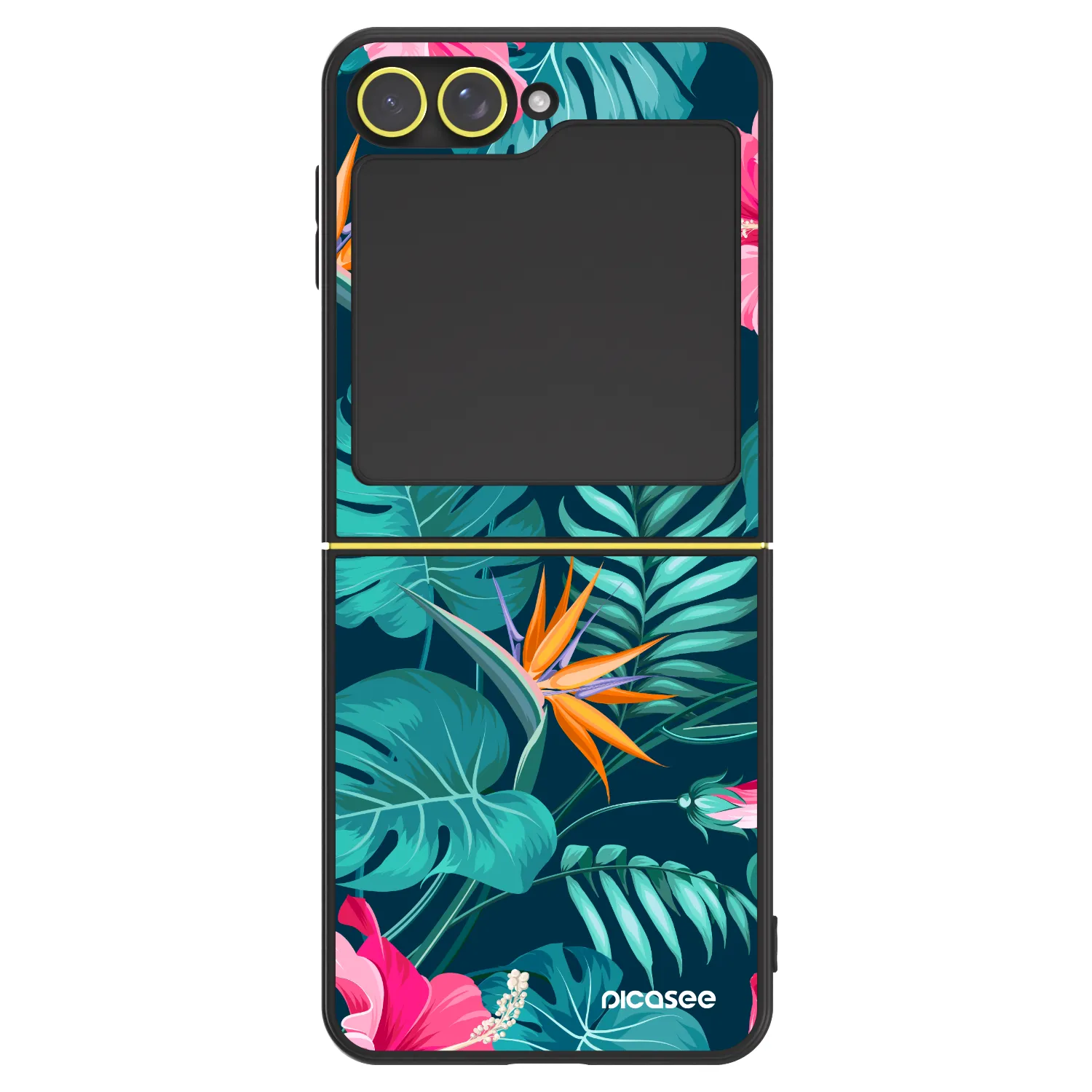 Picasee ULTIMATE CASE Samsung Galaxy Z Flip6 5G - készülékre - Pink Monstera