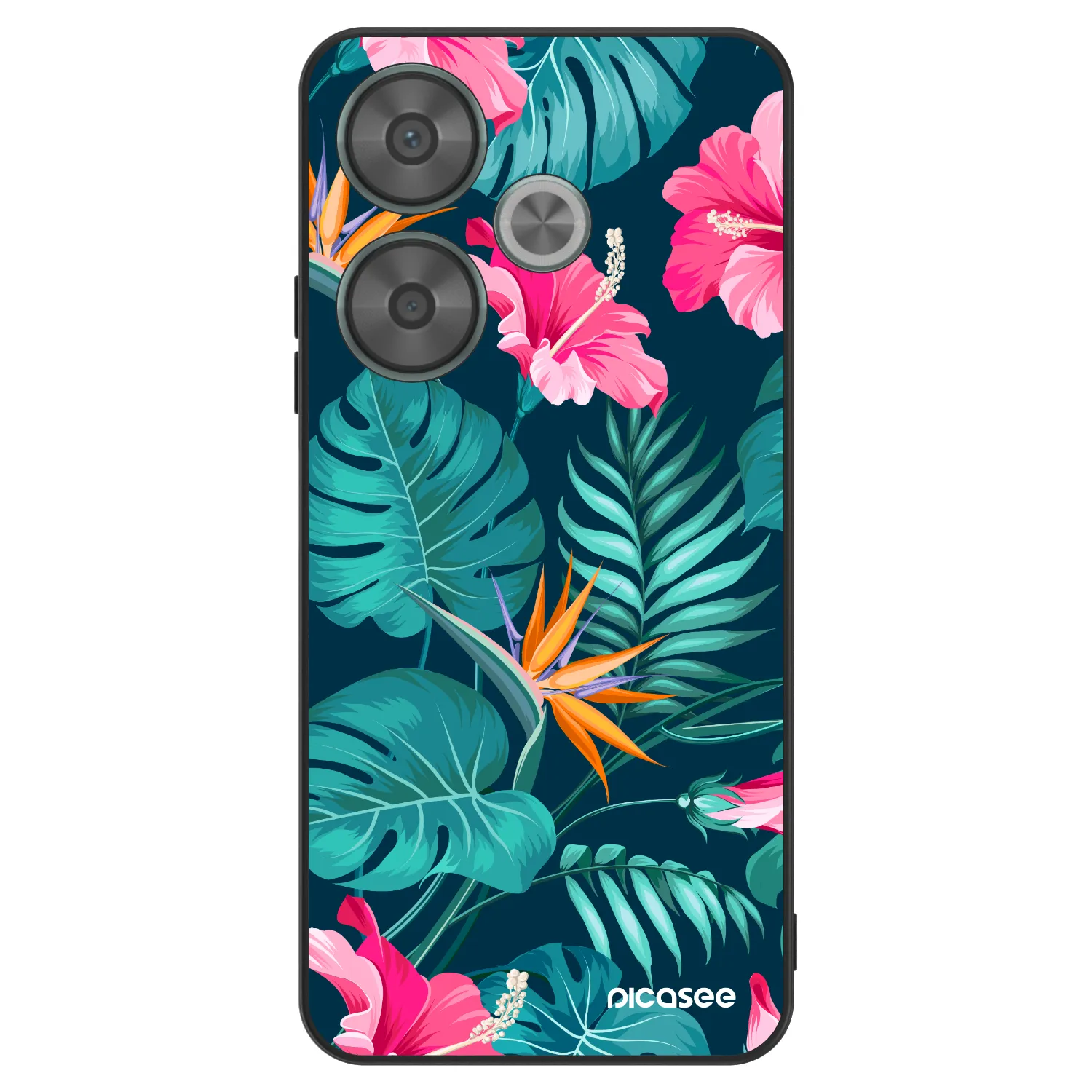 Picasee ULTIMATE CASE Xiaomi Poco F6 - készülékre - Pink Monstera