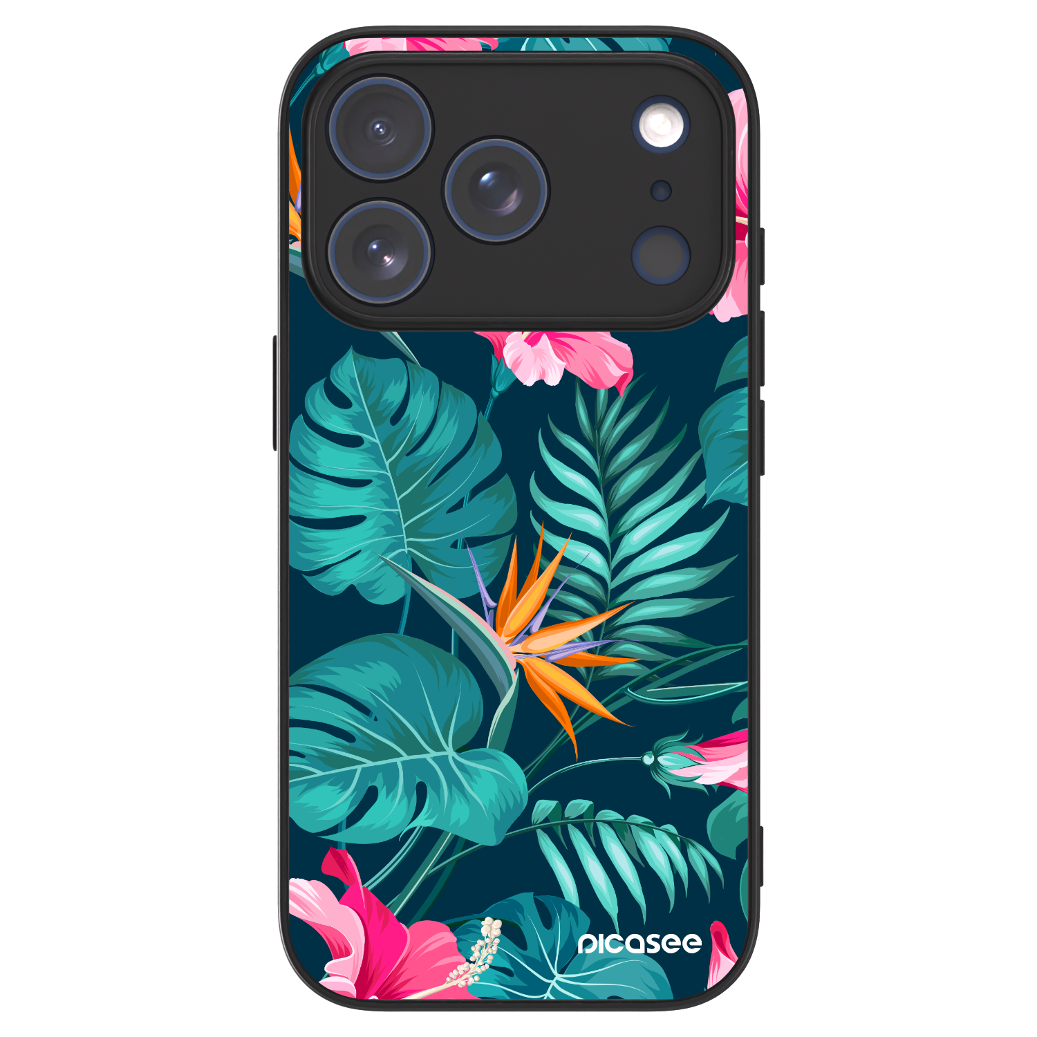 Picasee ULTIMATE CASE Apple iPhone 17 Pro - készülékre - Pink Monstera