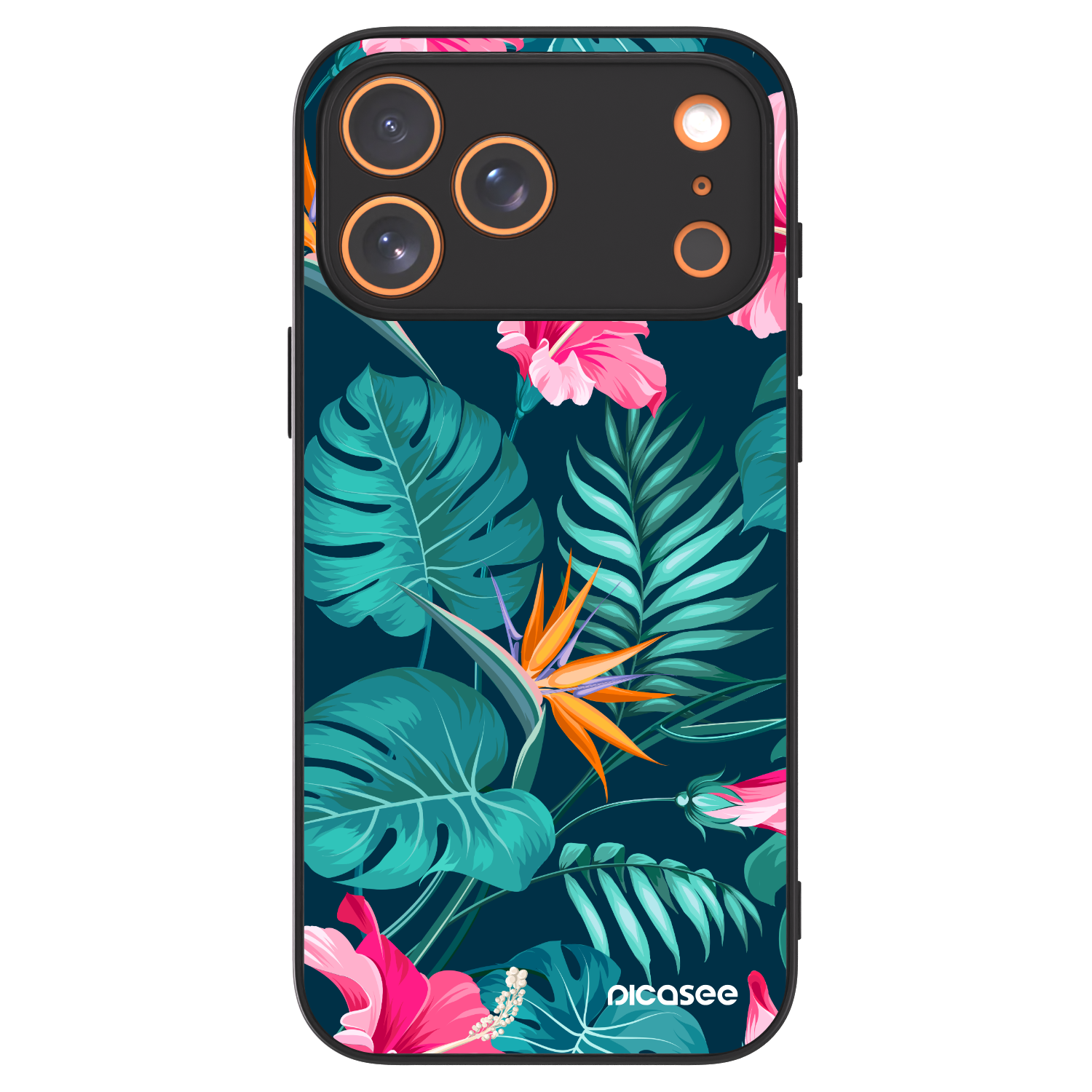 Picasee ULTIMATE CASE MagSafe Apple iPhone 17 Pro Max - készülékre - Pink Monstera