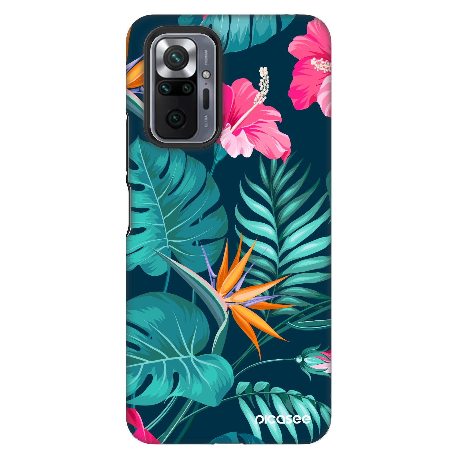 Picasee Fashion Case Xiaomi Redmi Note 10 Pro - Pink Monstera