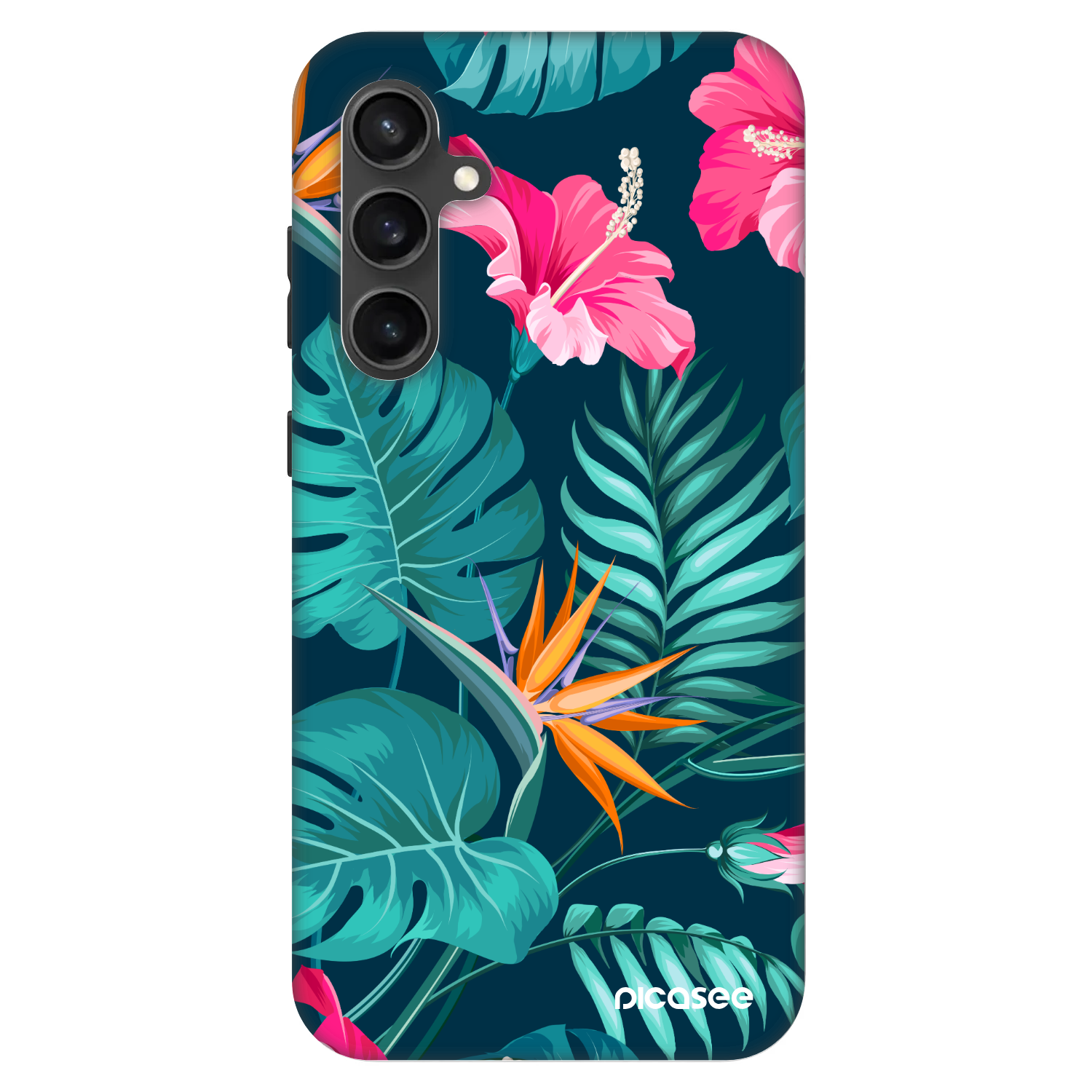 Picasee Fashion Case Samsung Galaxy S23 FE S711B - Pink Monstera