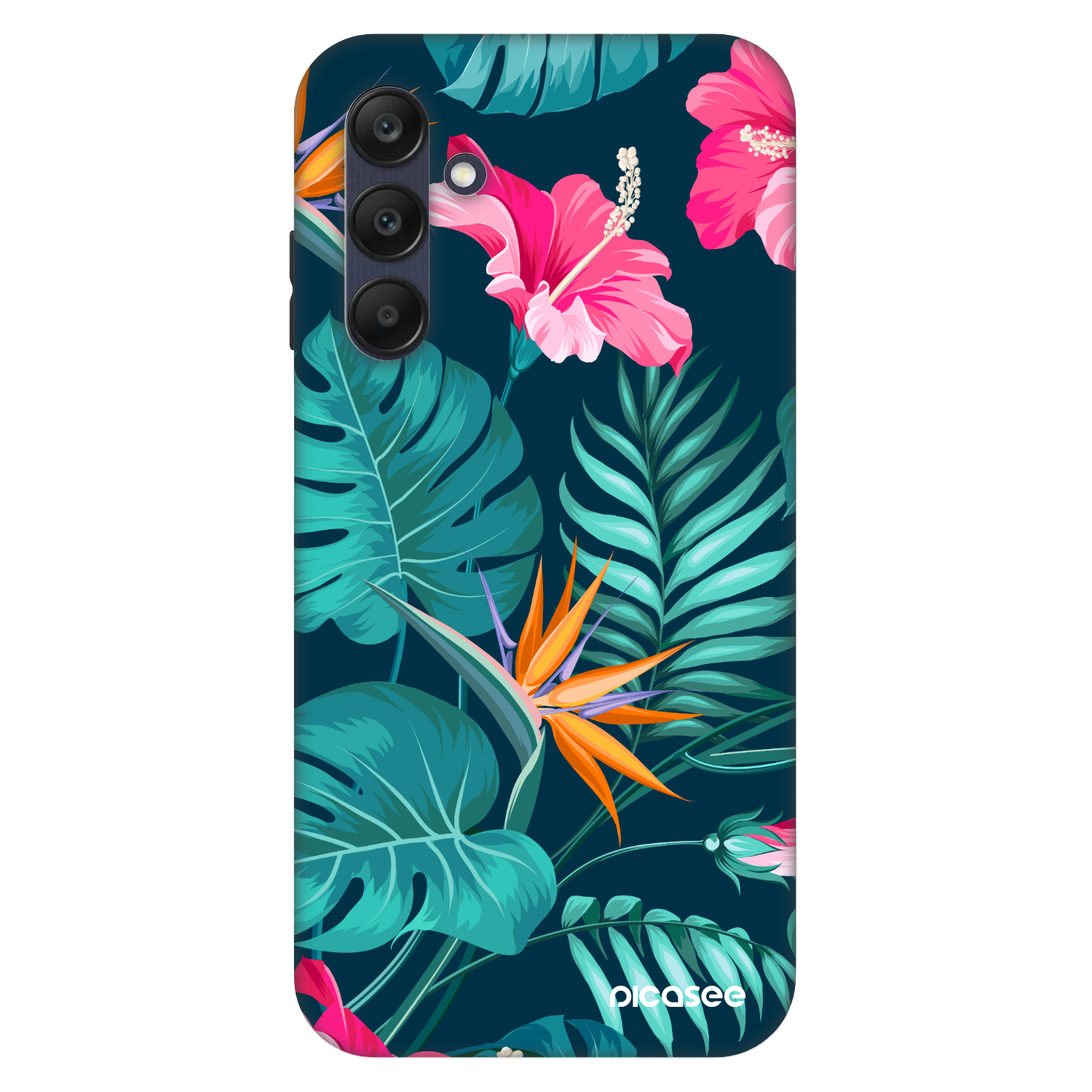 Picasee Fashion Case Samsung Galaxy A25 A256B 5G - Pink Monstera