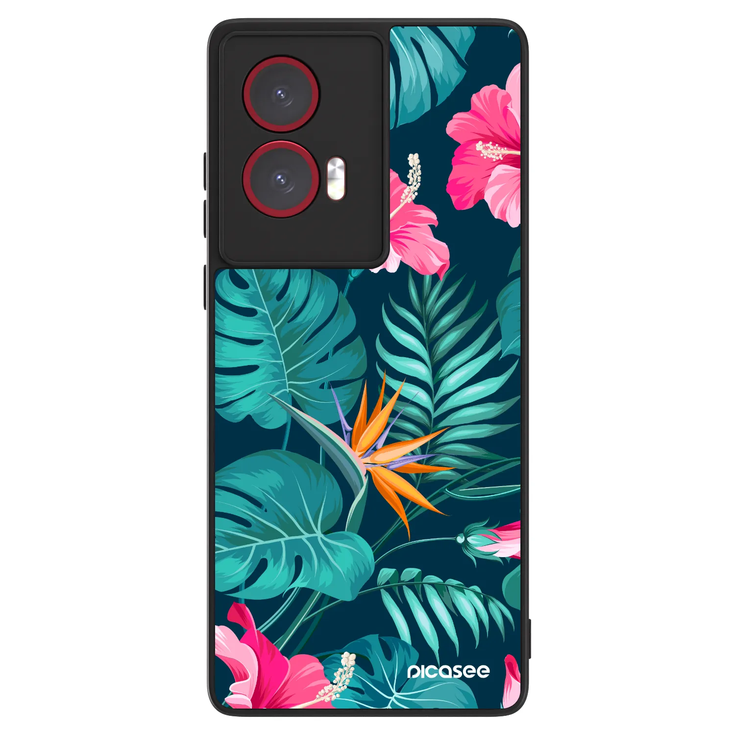 Picasee ULTIMATE CASE Motorola Edge 50 Fusion - készülékre - Pink Monstera