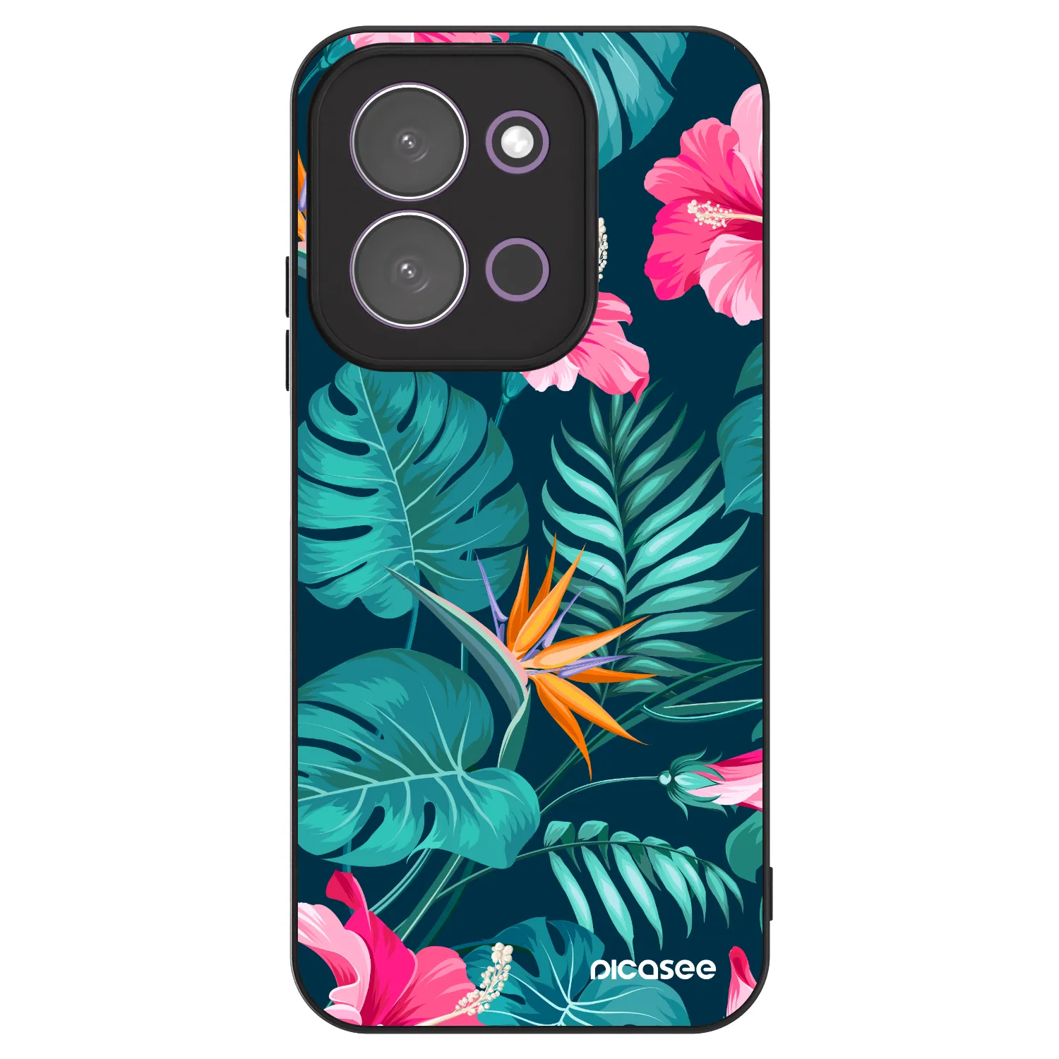 Picasee ULTIMATE CASE Xiaomi Redmi 15C 5G - készülékre - Pink Monstera