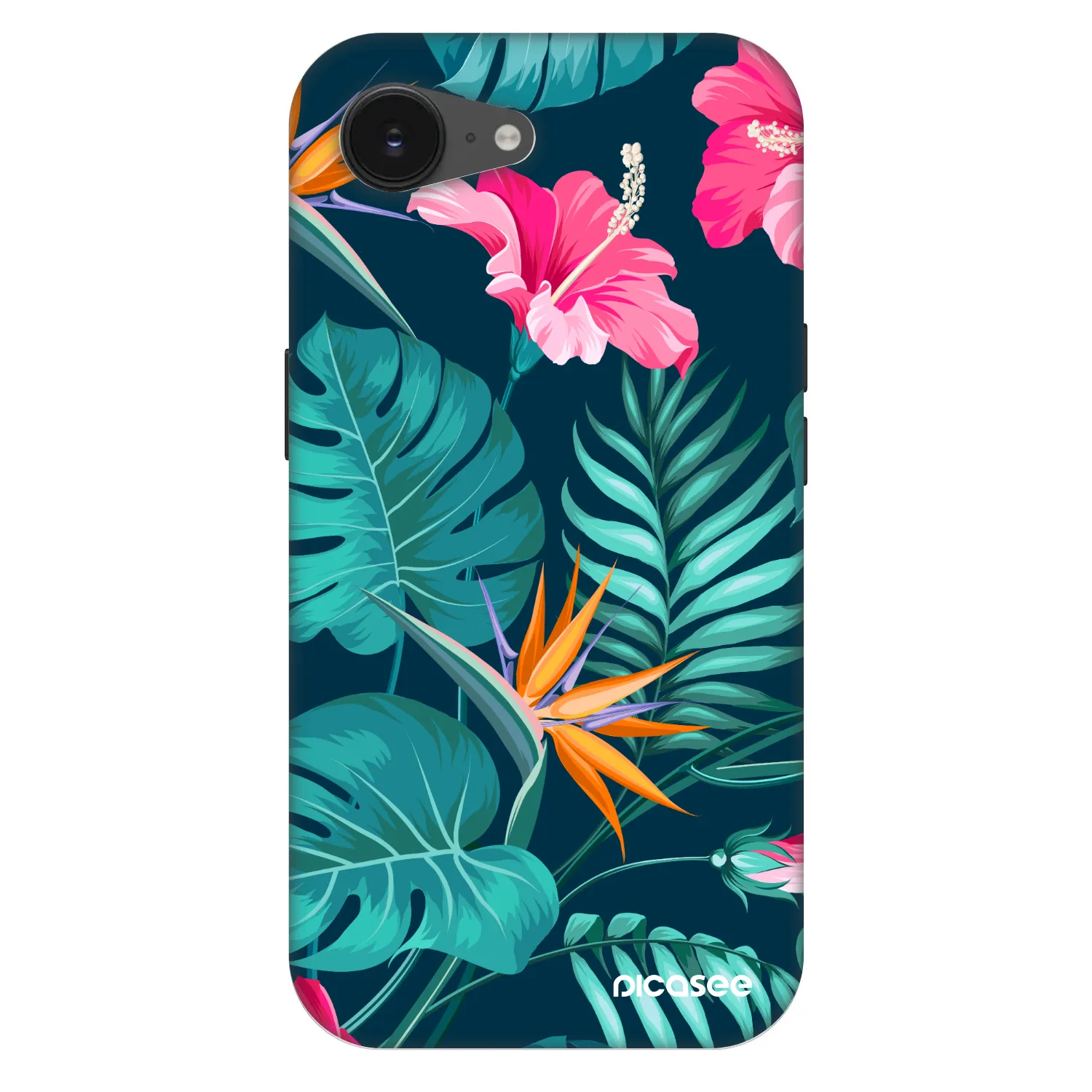 Picasee Fashion Case MagSafe Apple iPhone 17e - Pink Monstera