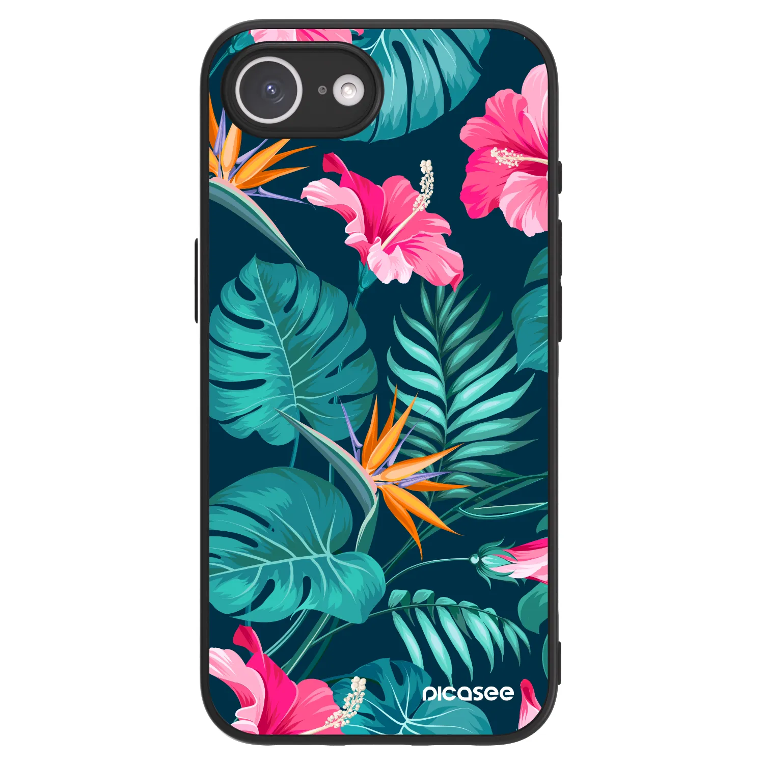 Picasee ULTIMATE CASE MagSafe Apple iPhone 17e - készülékre - Pink Monstera