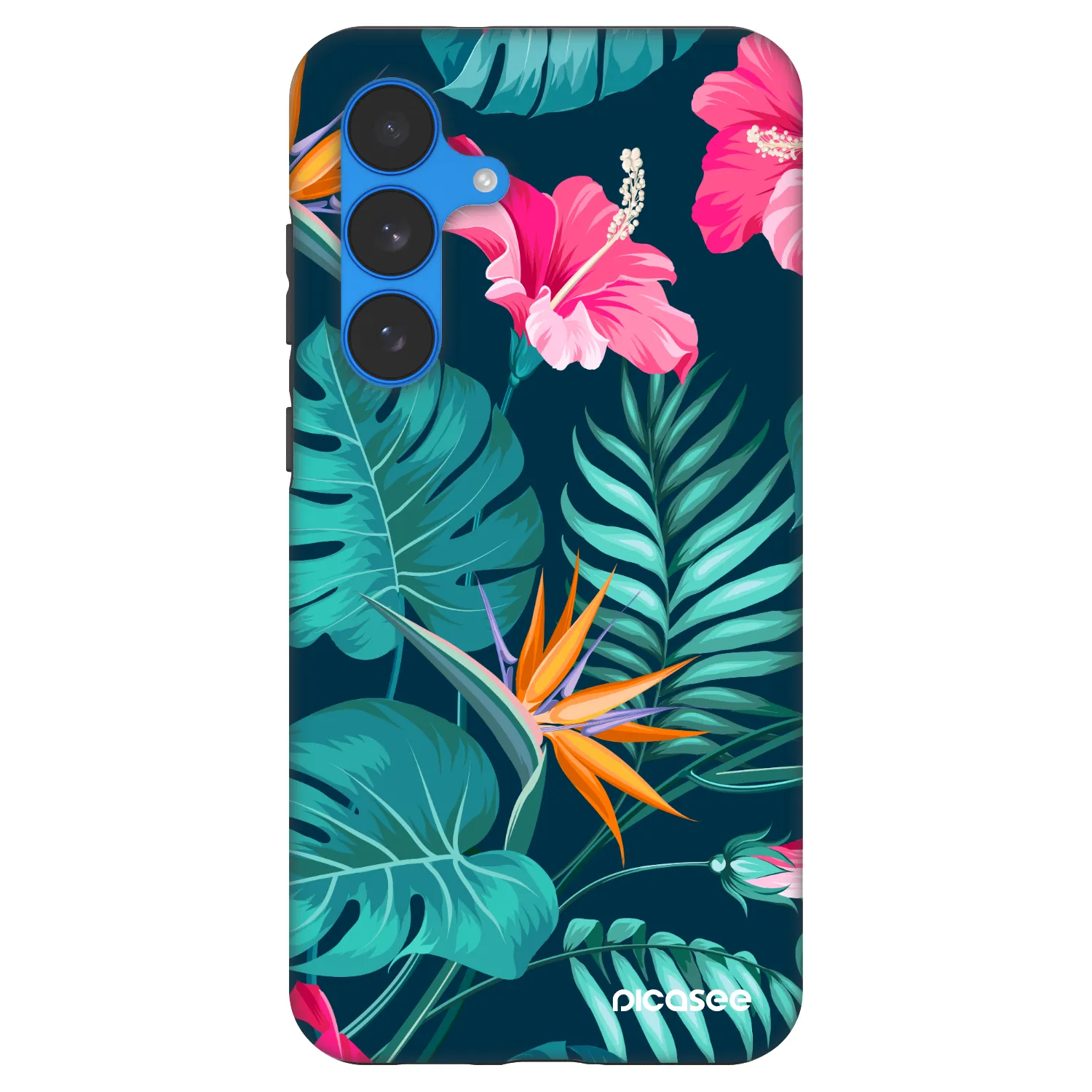 Picasee Fashion Case Samsung Galaxy S25 FE 5G - Pink Monstera