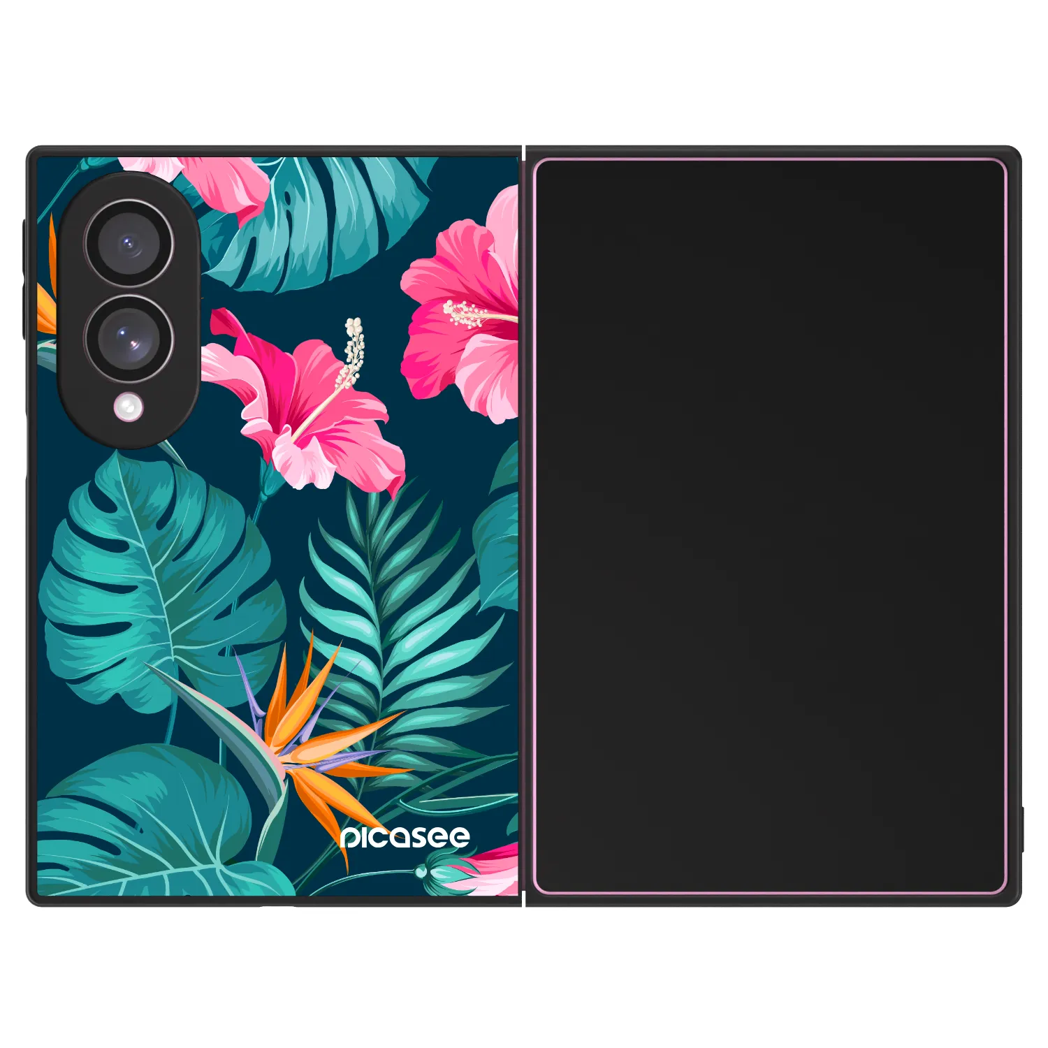 Picasee ULTIMATE CASE Samsung Galaxy Z Fold8 5G - készülékre - Pink Monstera