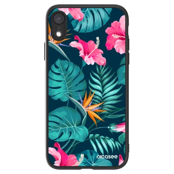 Picasee ULTIMATE CASE Apple iPhone XR - készülékre - Pink Monstera
